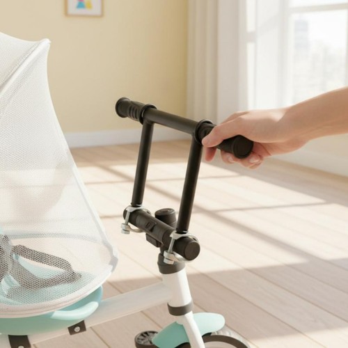 Stroller handle extender - handle, clamp